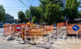 A început marea modernizare de pe bulevardul George Coșbuc