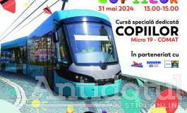 „TRAMVAIUL COPIILOR”, o supriza fermecătoare pentru micuți, de ziua lor