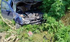 VIDEO Accident cu patru victime la intrarea în localitatea Tudor Vladimirescu