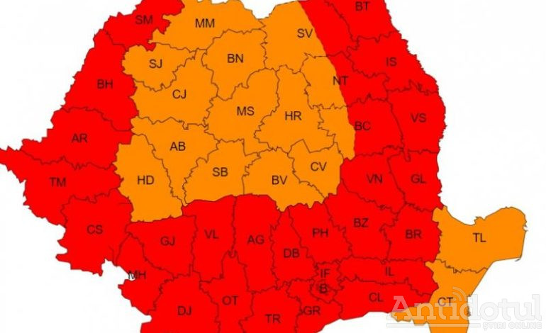 Sfârâială. Urmează un weekend ca-n povești cu 40 de grade Celsius și cod roșu de caniculă