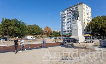 Parcul de la Elice va scăpa de gard. Lucrările de modernizare au avansat