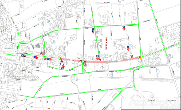 Strada Domnească varianta în pijamale. Artera Galațiului va fi deschisă doar pe parcursul nopții