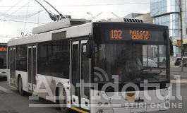 Autobuz în loc de troleu pe traseul 102