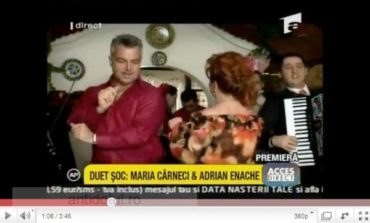 Rupt de foame, Adrian Enache a dat-o pe manele